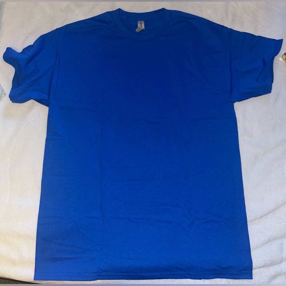 Royal Blue Gildan Mens Large T-Shirt